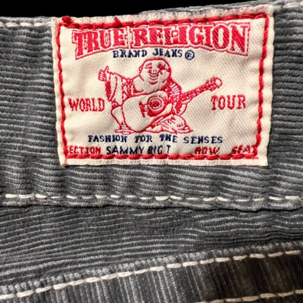 TRUE RELIGION "Sammy Big T" Corduroy Jeans - Picture 8 of 8
